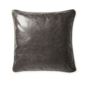 New Serena and lily leather/linen pillow cover